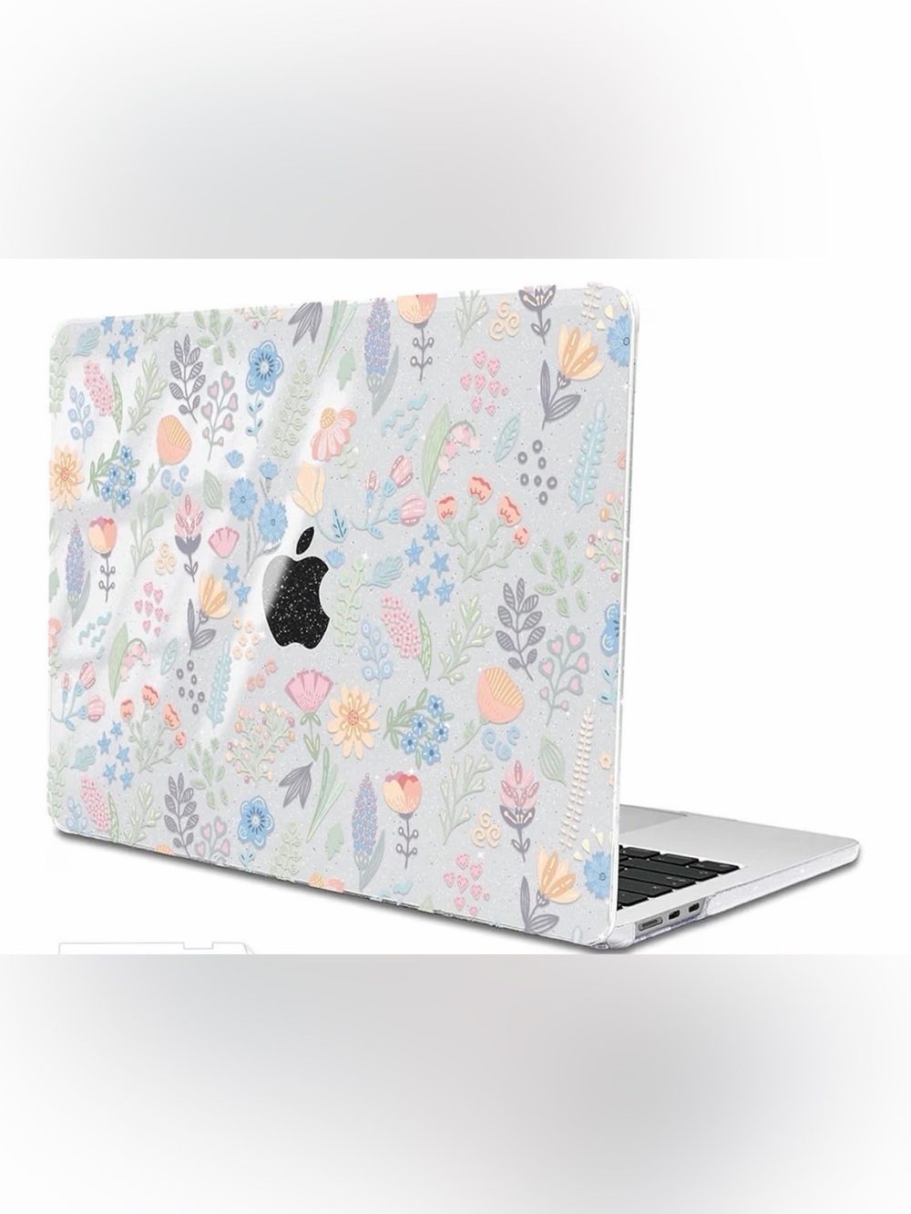 Apple MacBook Pastel Floral Hard Case with Pink Keyboard Cover MacBook Air 13